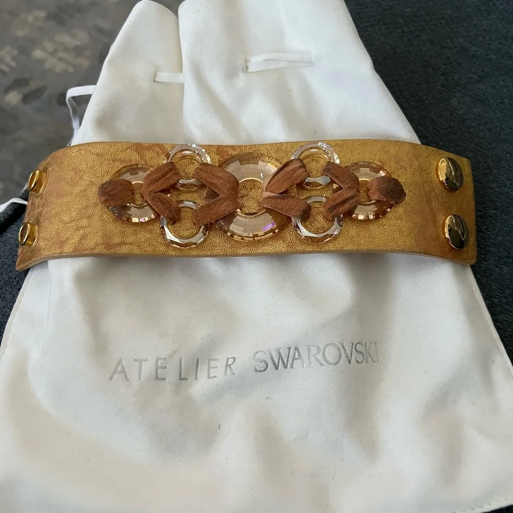 Atelier Swarovski Cuff Bracelet with Crystals - Picture 3 of 8